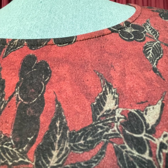 Peruvian Connection Pretty women Midi dress L w/button cuffs scoop neck & pocket - Picture 8 of 10